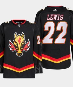Trevor Lewis 22 Calgary Flames Black Jersey 2022-23 Blasty Alternate Primegreen - Robokeg