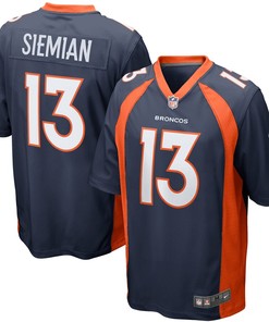 Trevor Siemian Denver Broncos Nike Game Jersey - Navy - Robokeg