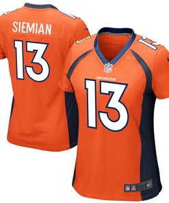 Trevor Siemian Denver Broncos Nike Womens Game Jersey - Orange - Robokeg