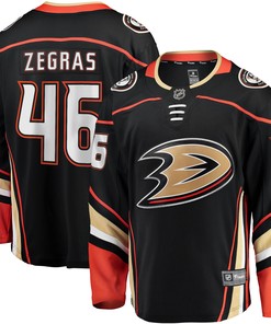 Trevor Zegras Anaheim Ducks Fanatics Branded Home Breakaway Jersey - Black Nhl - Robokeg
