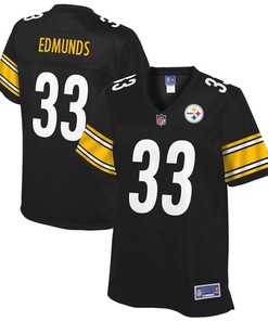 Trey Edmunds Pittsburgh Steelers Nfl Pro Line Womens Player Jersey - Black - Robokeg