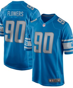 Trey Flowers Detroit Lions Game Jersey - Blue Nfl - Robokeg