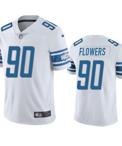 Trey Flowers Detroit Lions White Vapor Limited Jersey - Robokeg