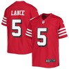 Trey Lance San Francisco 49ers Alternate Game Jersey Scarlet Nfl - Robokeg