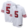 Trey Lance San Francisco 49ers Alternate Game Jersey - White Nfl - Robokeg