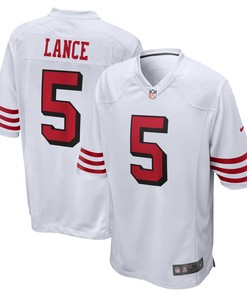 Trey Lance San Francisco 49ers Alternate Game Jersey - White Nfl - Robokeg