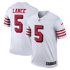 Trey Lance San Francisco 49ers Alternate Legend Jersey White Nfl - Robokeg