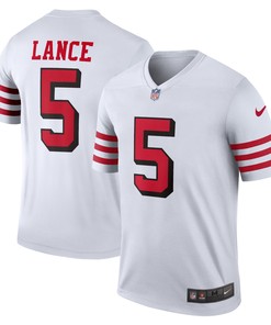 Trey Lance San Francisco 49ers Alternate Legend Jersey White Nfl - Robokeg