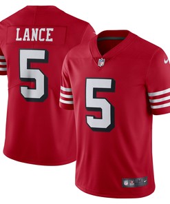 Trey Lance San Francisco 49ers Alternate Vapor Limited Jersey Scarlet Nfl - Robokeg