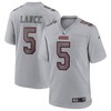 Trey Lance San Francisco 49ers Atmosphere Fashion Game Jersey - Gray Nfl - Robokeg
