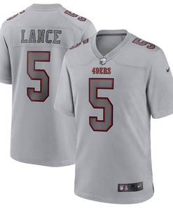 Trey Lance San Francisco 49ers Atmosphere Fashion Game Jersey - Gray Nfl - Robokeg