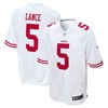 Trey Lance San Francisco 49ers Game Jersey White Nfl - Robokeg