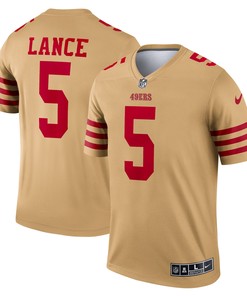 Trey Lance San Francisco 49ers Inverted Legend Jersey - Gold Nfl - Robokeg