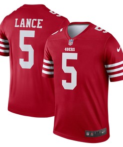 Trey Lance San Francisco 49ers Legend Jersey - Scarlet Nfl - Robokeg