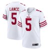 Trey Lance San Francisco 49ers Player Game Jersey White Nfl - Robokeg