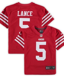 Trey Lance San Francisco 49ers Preschool Game Jersey - Scarlet Nfl - Robokeg
