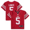 Trey Lance San Francisco 49ers Toddler Game Jersey - Scarlet Nfl - Robokeg
