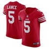 Trey Lance San Francisco 49ers Vapor Elite Jersey - Scarlet Nfl - Robokeg