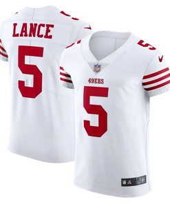 Trey Lance San Francisco 49ers Vapor Elite Jersey White Nfl - Robokeg