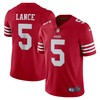 Trey Lance San Francisco 49ers Vapor Limited Jersey - Scarlet Nfl - Robokeg