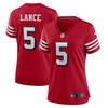 Trey Lance San Francisco 49ers Womens Alternate Game Jersey Scarlet Nfl - Robokeg
