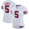 Trey Lance San Francisco 49ers Womens Alternate Legend Jersey White Nfl - Robokeg