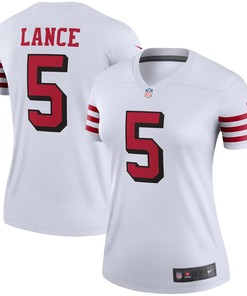 Trey Lance San Francisco 49ers Womens Alternate Legend Jersey White Nfl - Robokeg