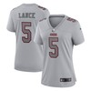 Trey Lance San Francisco 49ers Womens Atmosphere Fashion Game Jersey - Gray Nfl - Robokeg