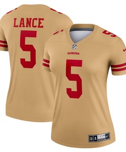Trey Lance San Francisco 49ers Womens Inverted Legend Jersey - Gold Nfl - Robokeg