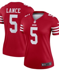 Trey Lance San Francisco 49ers Womens Legend Jersey - Scarlet Nfl - Robokeg