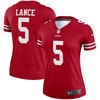 Trey Lance San Francisco 49ers Womens Legend Player Jersey - Scarlet Nfl - Robokeg