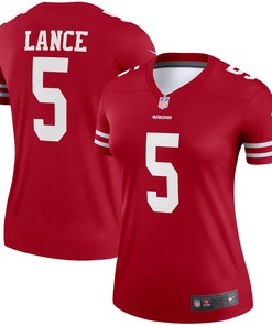 Trey Lance San Francisco 49ers Womens Legend Player Jersey - Scarlet Nfl - Robokeg
