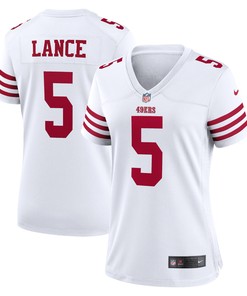 Trey Lance San Francisco 49ers Womens Player Game Jersey White Nfl - Robokeg