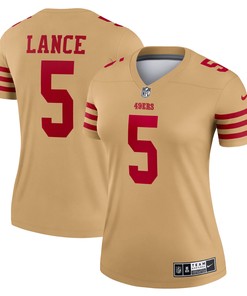 Trey Lance San Francisco 49ers Womens Team Inverted Legend Jersey - Gold Nfl - Robokeg