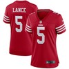 Trey Lance San Francisco 49ers Womens Team Player Game Jersey Scarlet Nfl - Robokeg