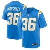 Trey Marshall Los Angeles Chargers Game Jersey - Powder Blue Nfl - Robokeg