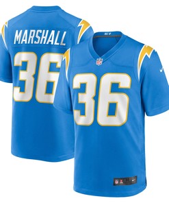 Trey Marshall Los Angeles Chargers Game Jersey - Powder Blue Nfl - Robokeg