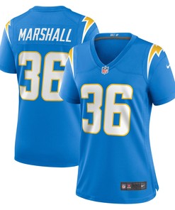 Trey Marshall Los Angeles Chargers Womens Game Jersey - Powder Blue Nfl - Robokeg