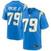 Trey Pipkins Iii Los Angeles Chargers Game Jersey - Powder Blue Nfl - Robokeg