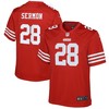 Trey Sermon San Francisco 49ers Game Jersey - Scarlet Nfl - Robokeg