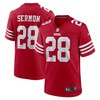 Trey Sermon San Francisco 49ers Player Game Jersey - Scarlet Nfl - Robokeg