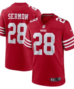 Trey Sermon San Francisco 49ers Player Game Jersey - Scarlet Nfl - Robokeg