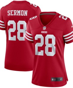 Trey Sermon San Francisco 49ers Womens Player Game Jersey Scarlet Nfl - Robokeg