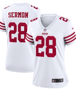 Trey Sermon San Francisco 49ers Womens Player Game Jersey - White Nfl - Robokeg