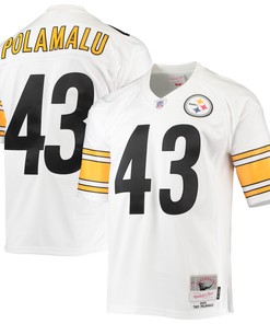 Troy Polamalu Pittsburgh Steelers Mitchell & Ness 2005 Legacy Replica Jersey - White Nfl - Robokeg