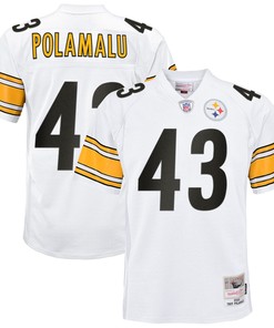 Troy Polamalu Pittsburgh Steelers Mitchell & Ness 2005 Retired Player Legacy Jersey - White Nfl - Robokeg