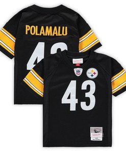 Troy Polamalu Pittsburgh Steelers Mitchell & Ness Infant 2005 Retired Legacy Jersey - Black Nfl - Robokeg