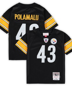 Troy Polamalu Pittsburgh Steelers Mitchell & Ness Toddler 2005 Retired Legacy Jersey - Black Nfl - Robokeg