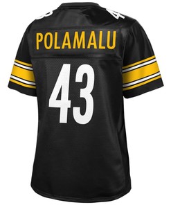 Troy Polamalu Pittsburgh Steelers Nfl Pro Line Womens Retired Player Jersey - Black - Robokeg
