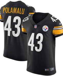 Troy Polamalu Pittsburgh Steelers Retired Player Elite Jersey - Black Nfl - Robokeg